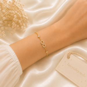 Infinity gold bracelet