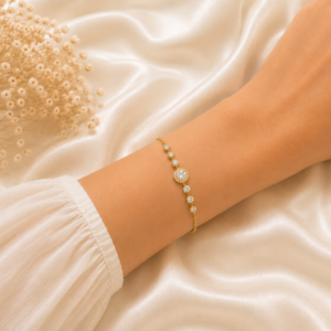 Gold Cubic Zirchonia bracelet