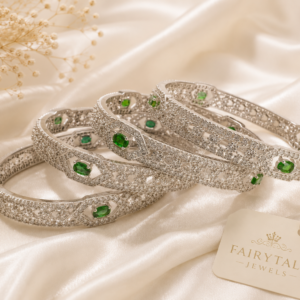 Emerald Zirchonia bangles