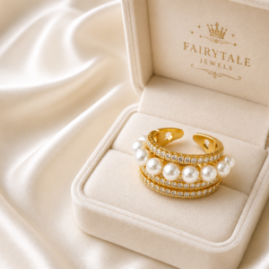 Pearl Royale Crystal Ring