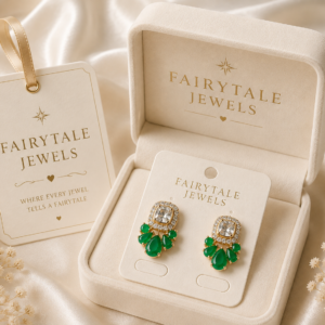 Emerald Bloom Luxe Studs