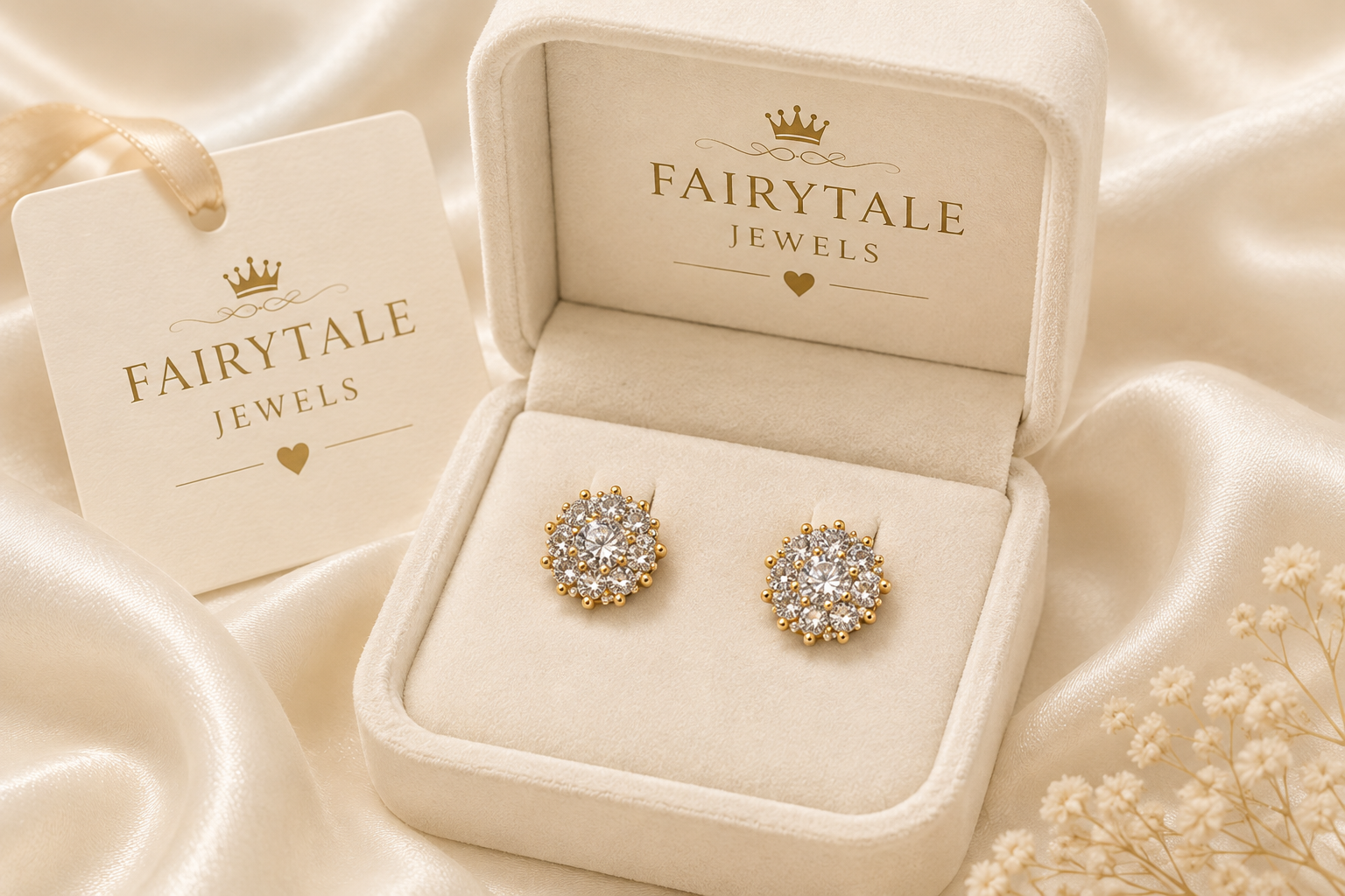 Starlight Bloom Stud Earrings