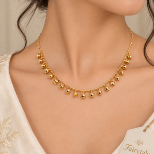 Enchanted Gold Drops Necklace